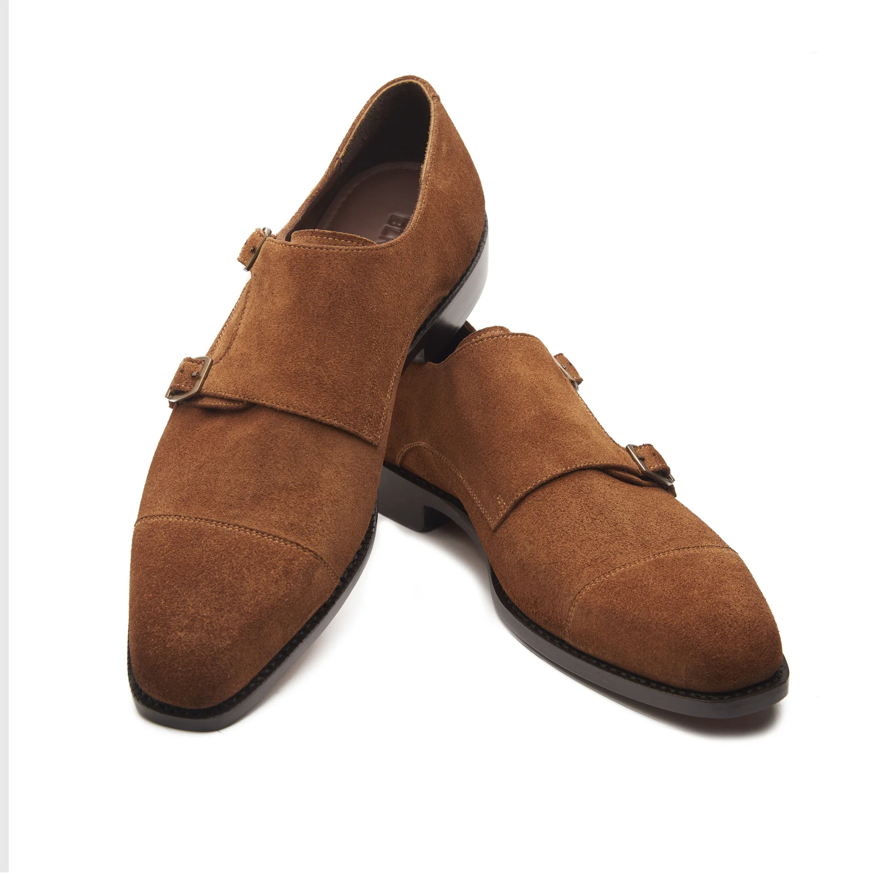 Aspen, Double Monk Strap - Tan Suede | Hand Welted Summer Classics - Image 4