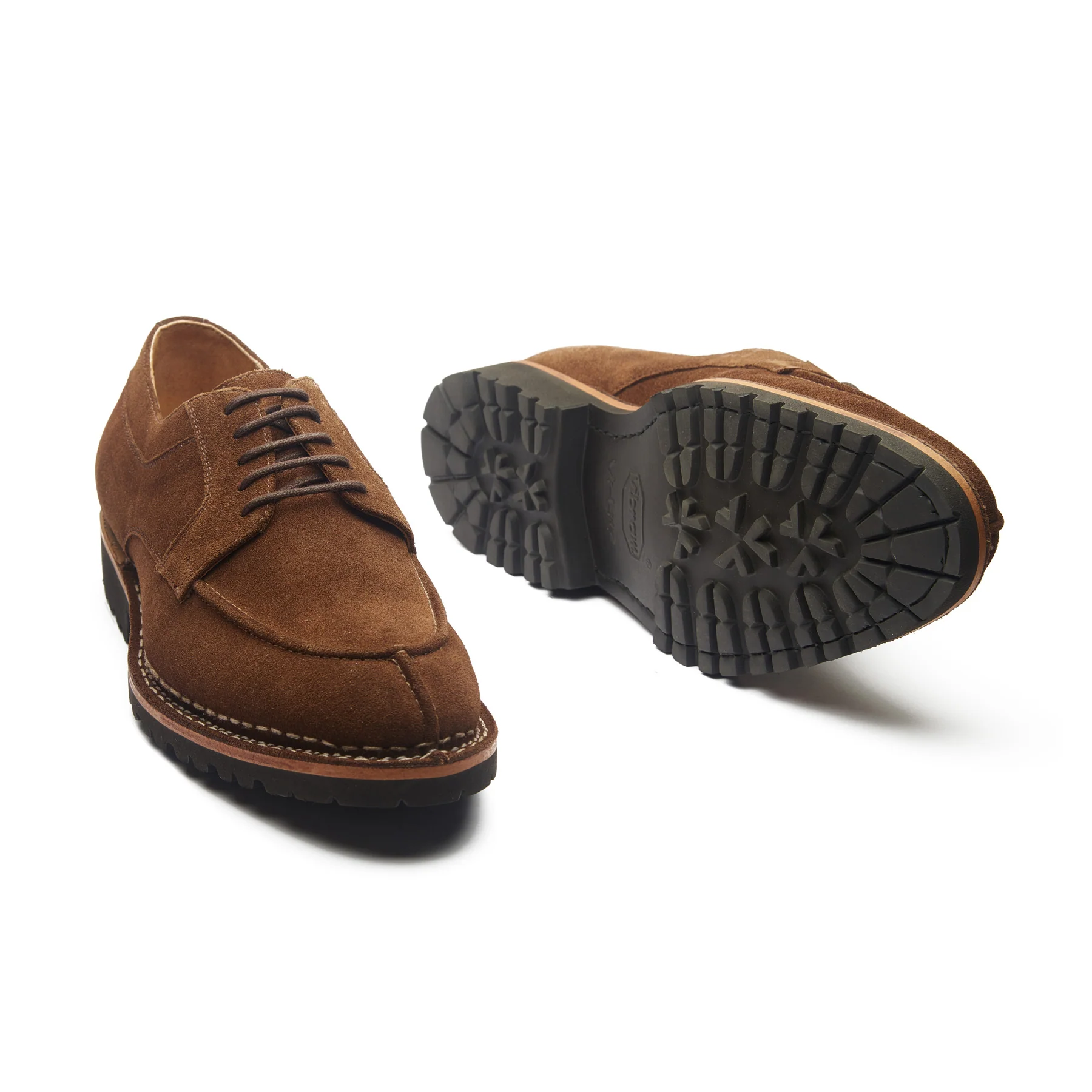 Aurora, Split Toe Derby - Snuff Repello Suede | Norwegian Construction | Hand Welted New Age - Image 5