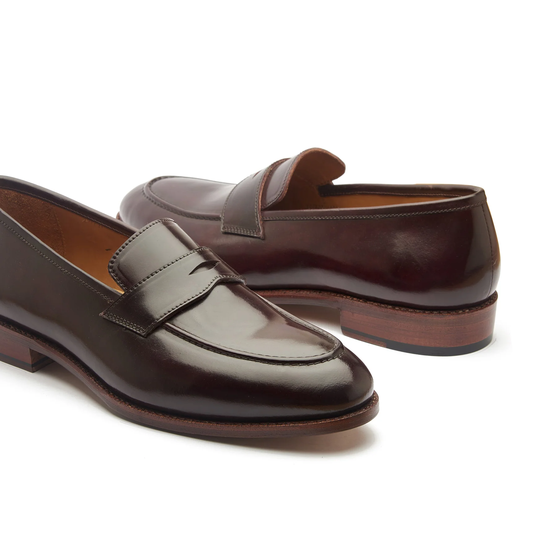 Aurus, Penny Loafer - Shell Cordovan Color#8 | Hand Welted Cordovan Series - Image 4