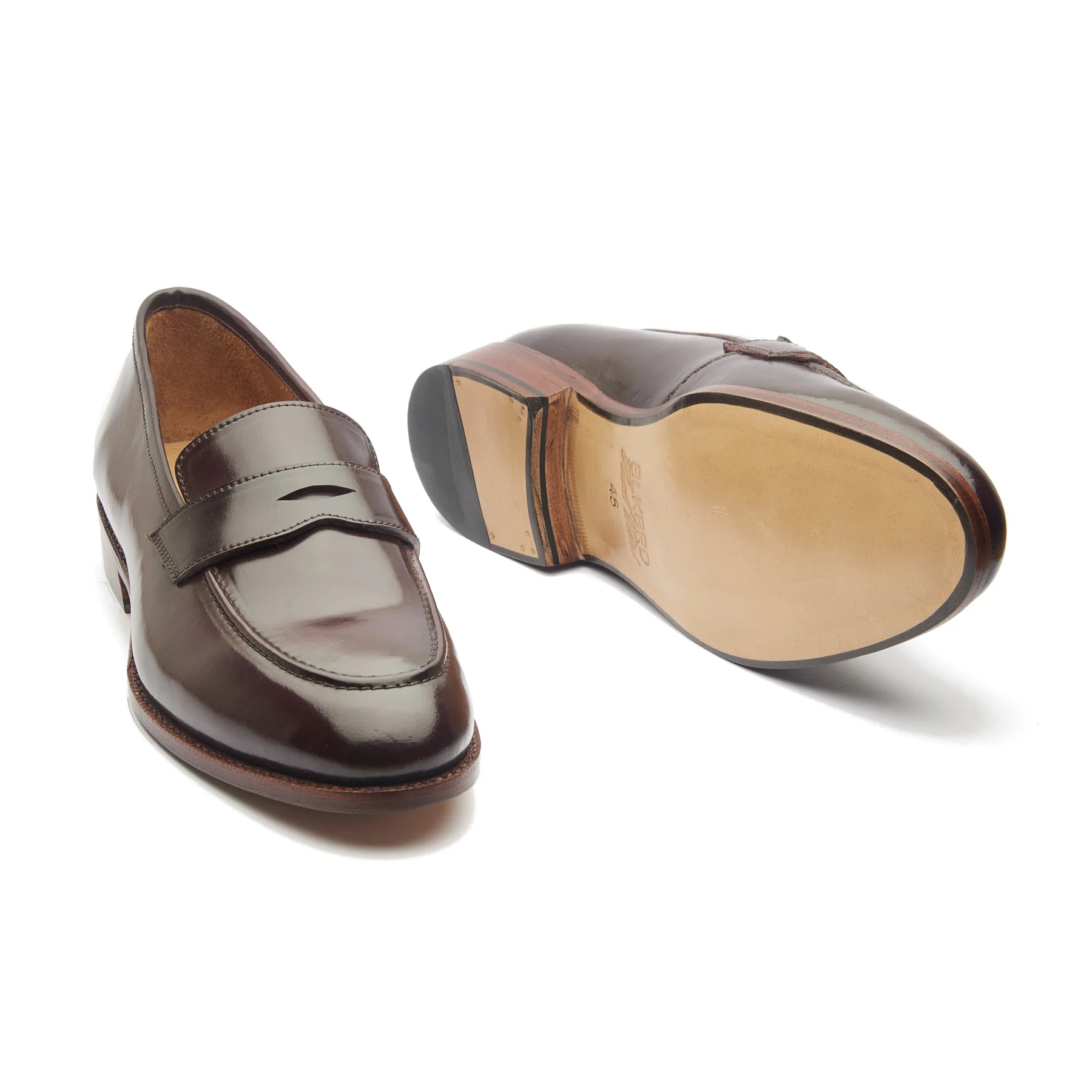 Aurus, Penny Loafer - Shell Cordovan Color#8 | Hand Welted Cordovan Series - Image 6
