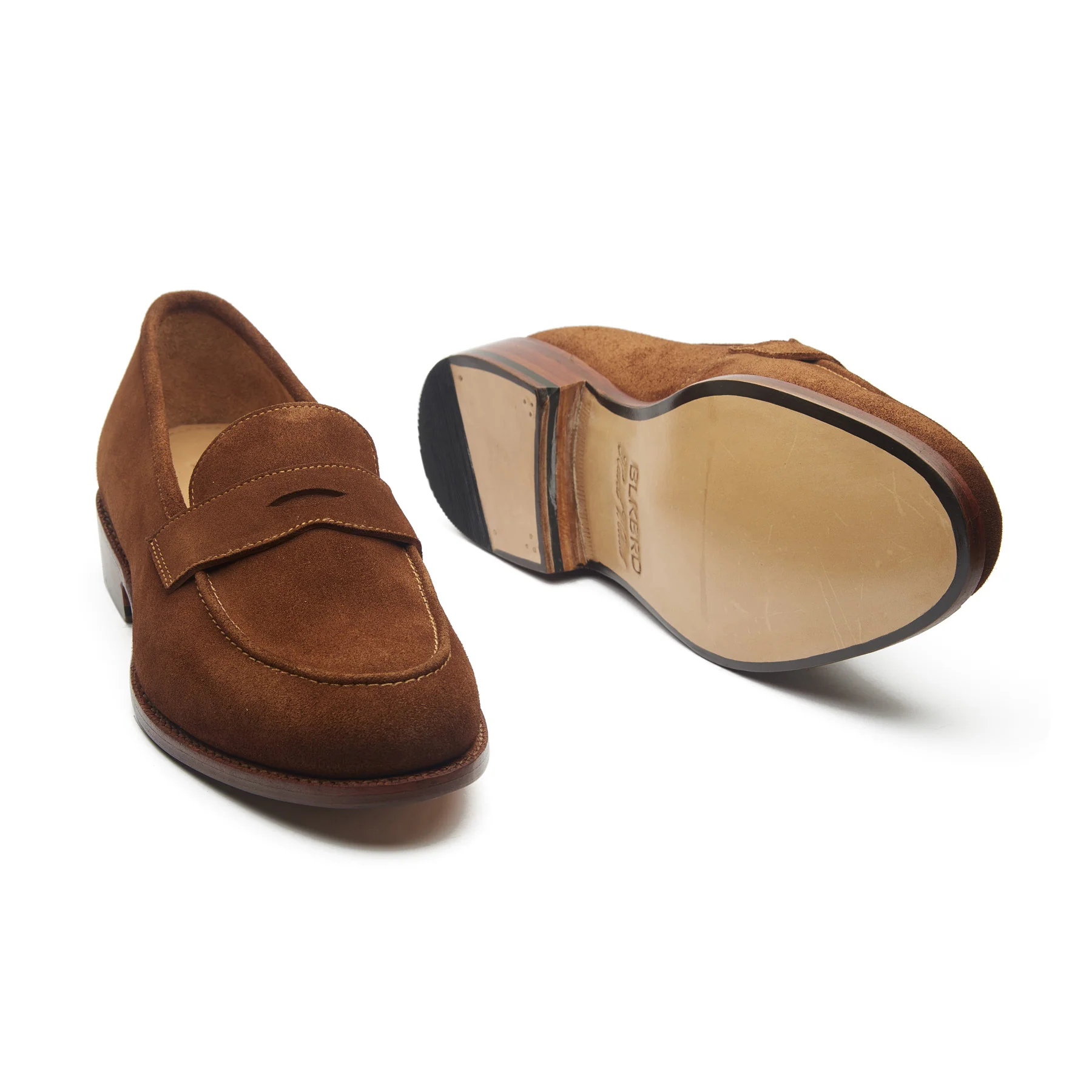 Aurus, Penny Loafer - French Brown Calf Suede | Hand Welted Summer Classics - Image 5