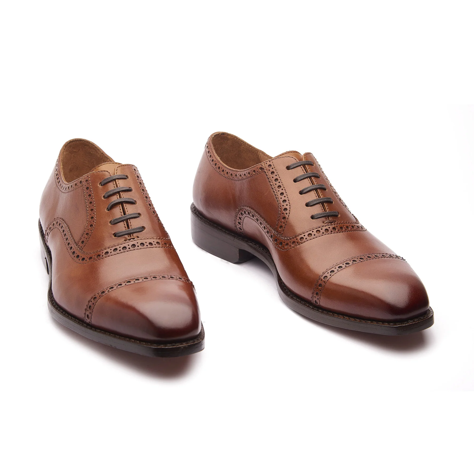 Bemer, Quarter Brogue Oxford - Cognac | Hand Welted Classics Collection - Image 3