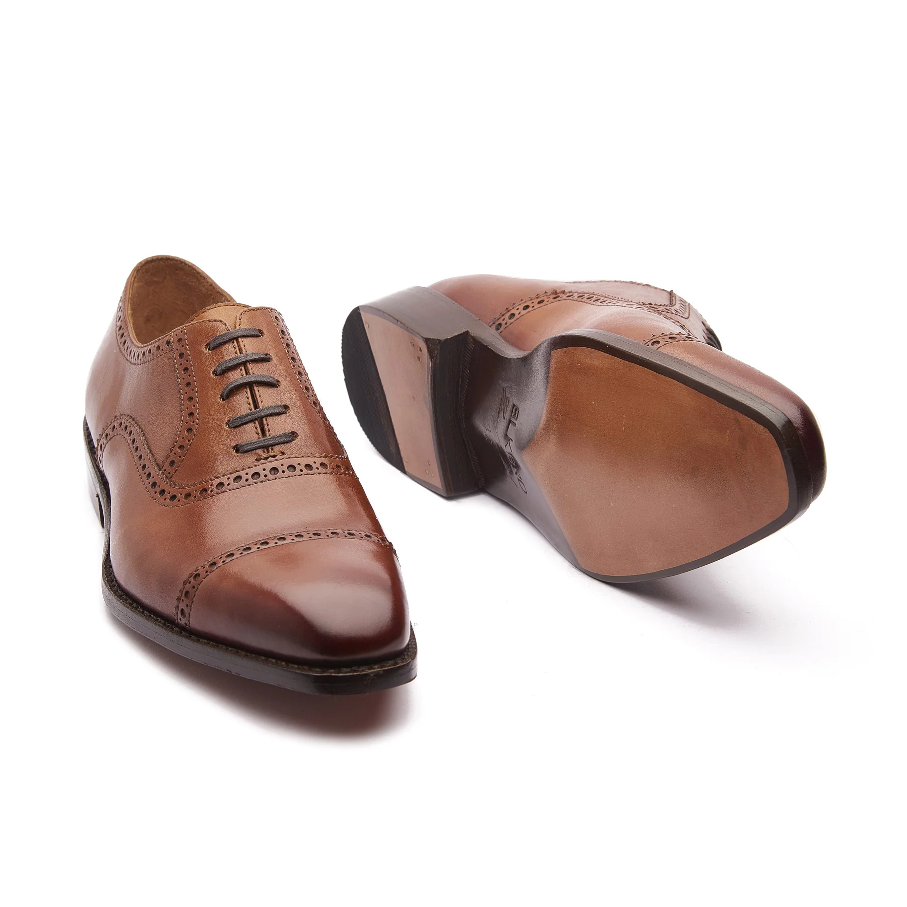 Bemer, Quarter Brogue Oxford - Cognac | Hand Welted Classics Collection - Image 5
