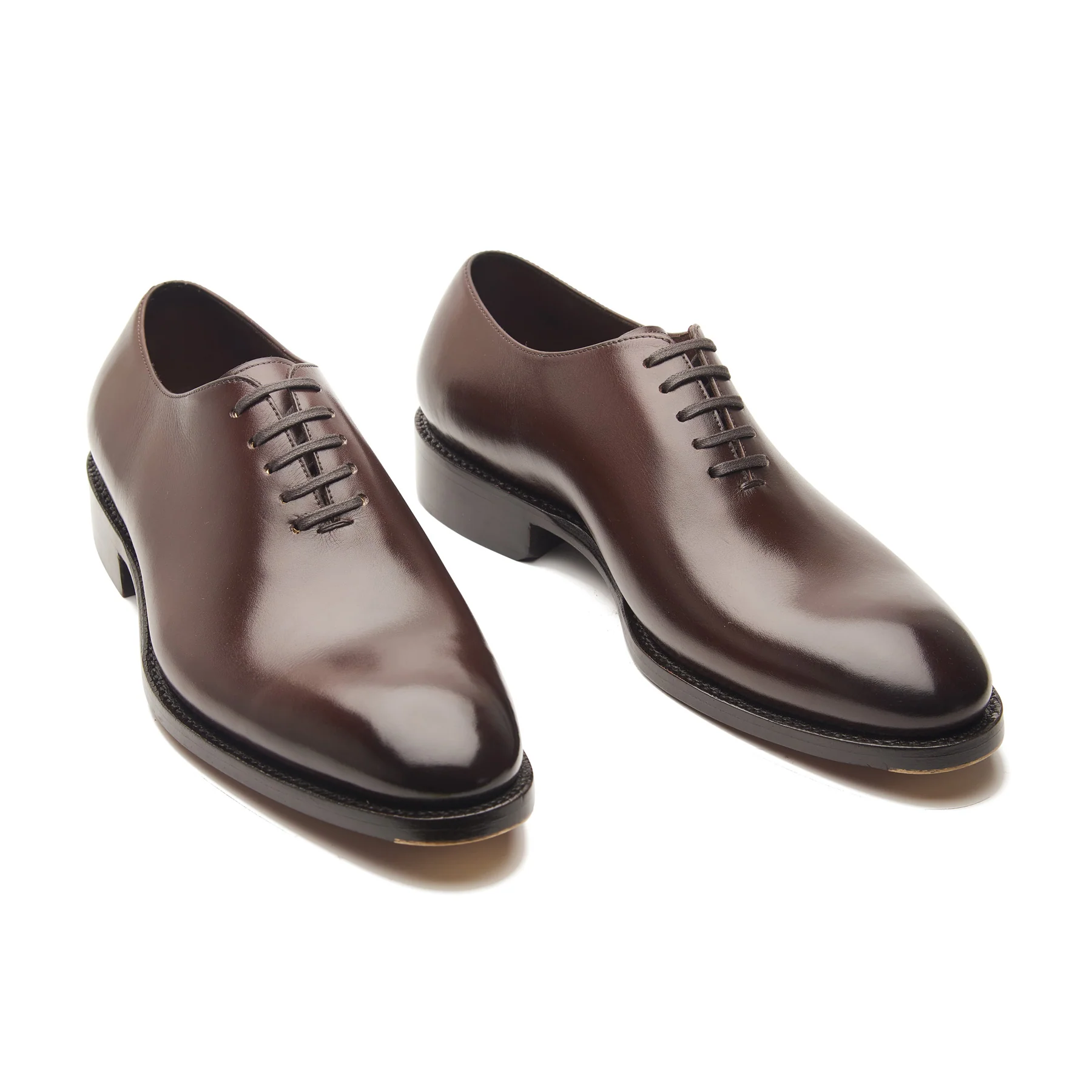 Constance, True Seamless Whole-Cut, Hand Welted - Espresso Aniline Calf - Image 4