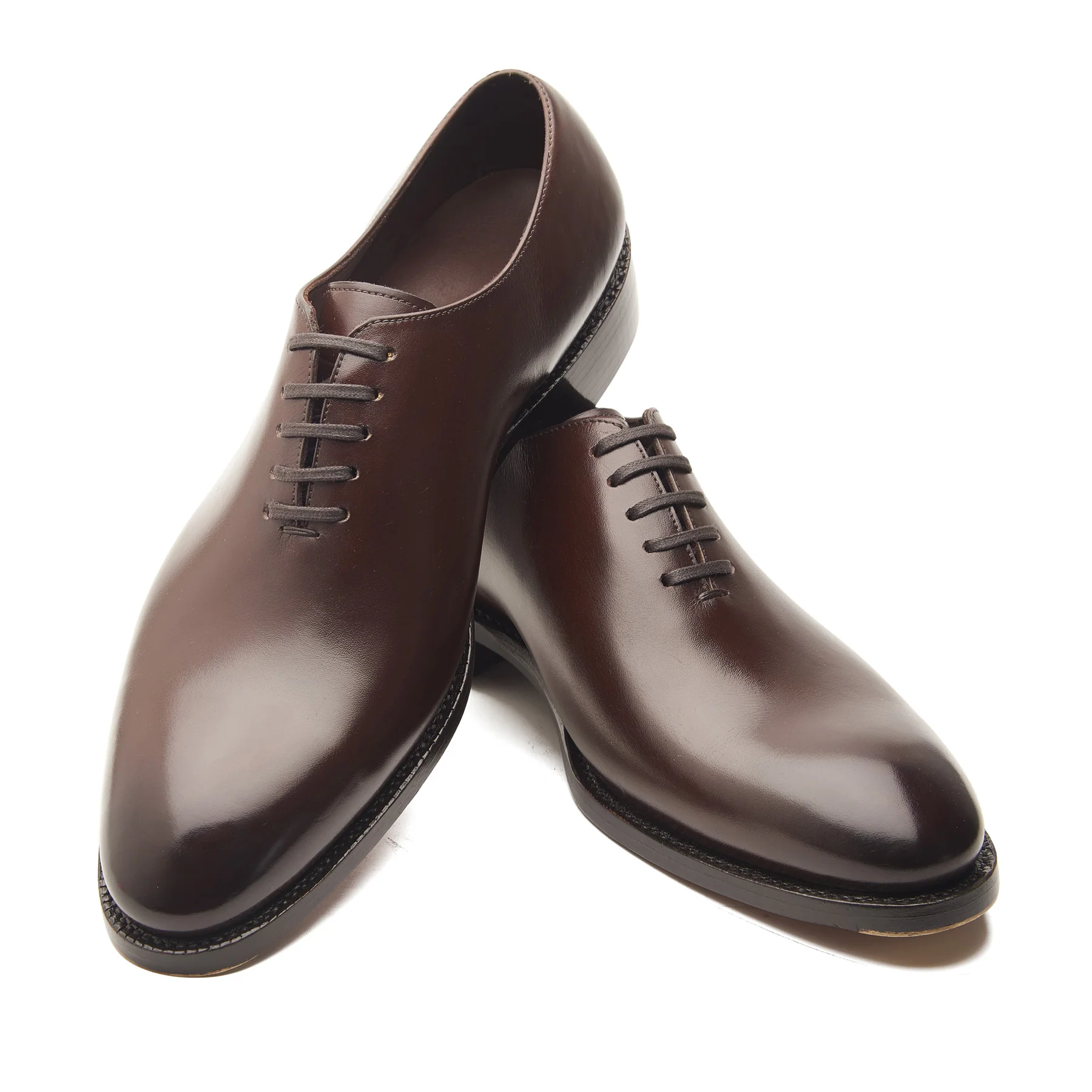 Constance, True Seamless Whole-Cut, Hand Welted - Espresso Aniline Calf - Image 6