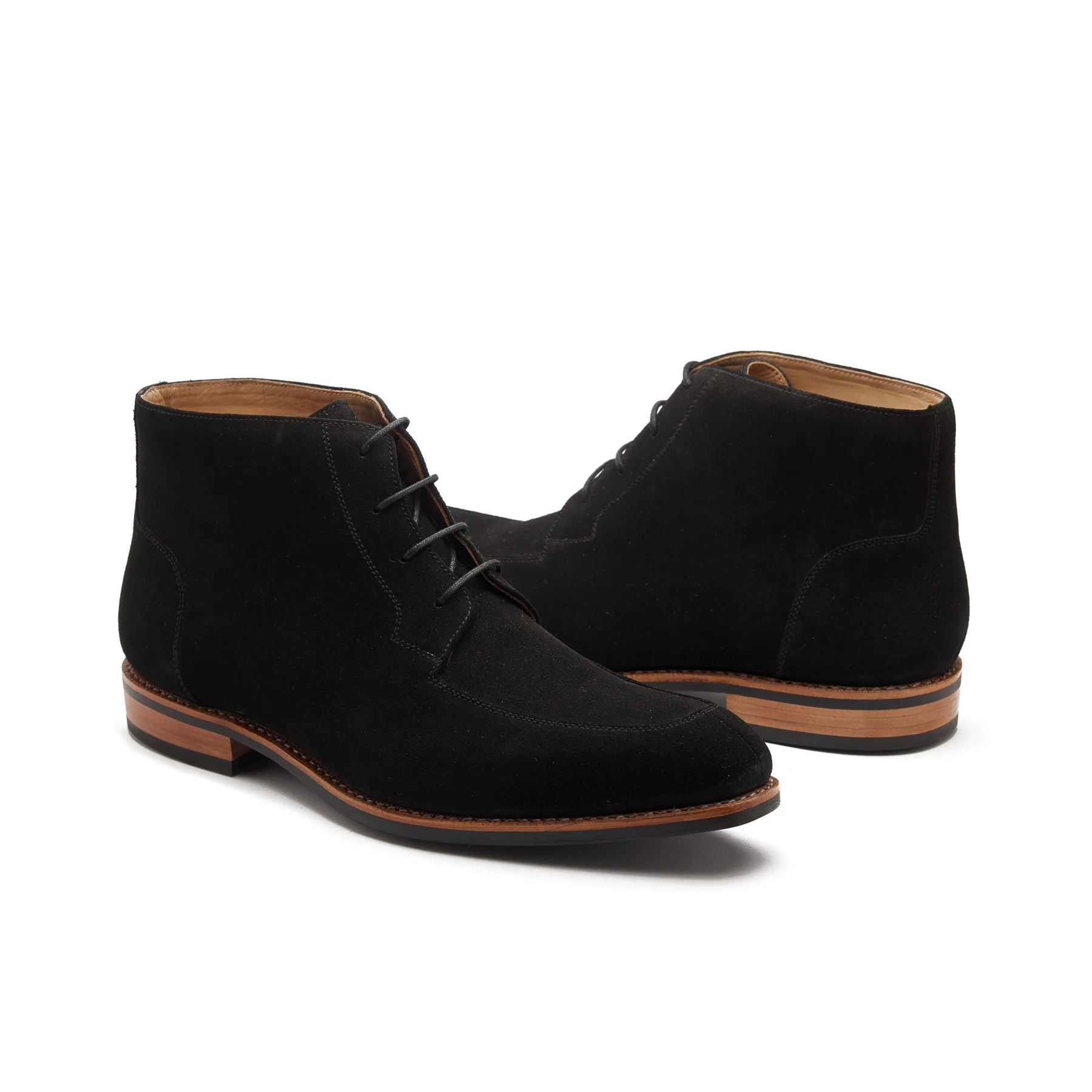 Earl, Chukka Boot - Black Repello Suede | Hand Welted Summer Classics - Image 3