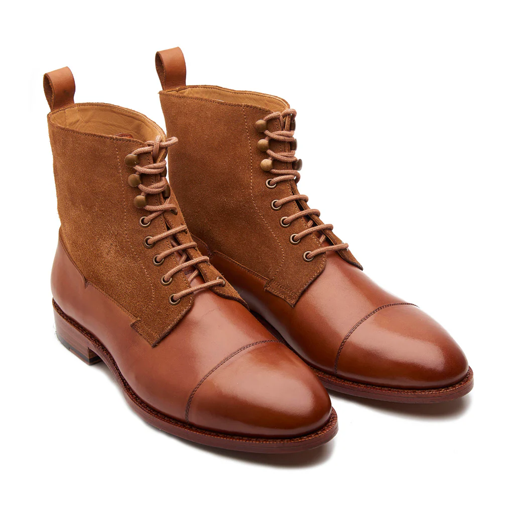 Fulbert, Captoe Derby Boot - British Tan | Hand Welted Classics Collection - Image 4