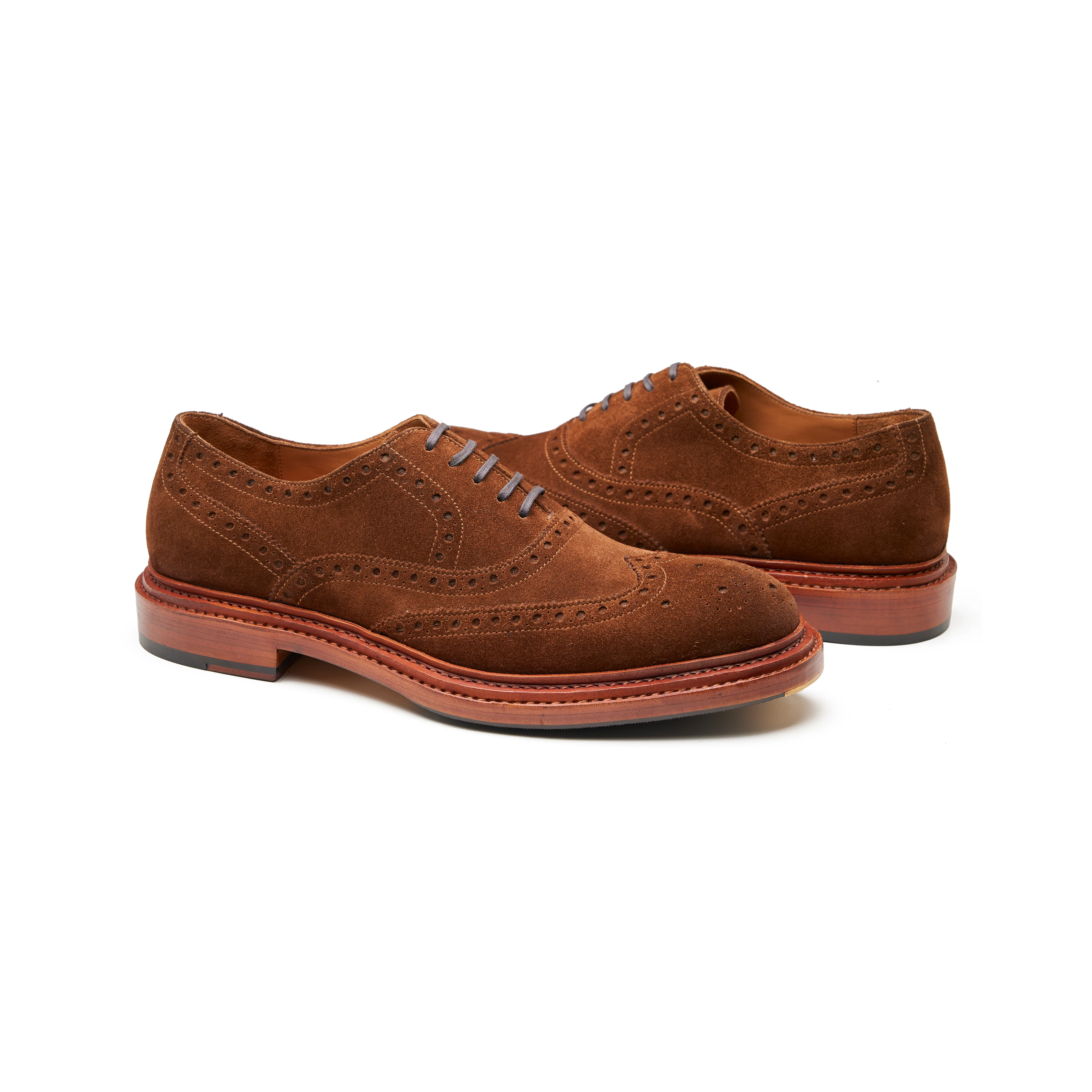 Griffin, Wingtip Oxford - Snuff Repello Suede | New Age - Image 5