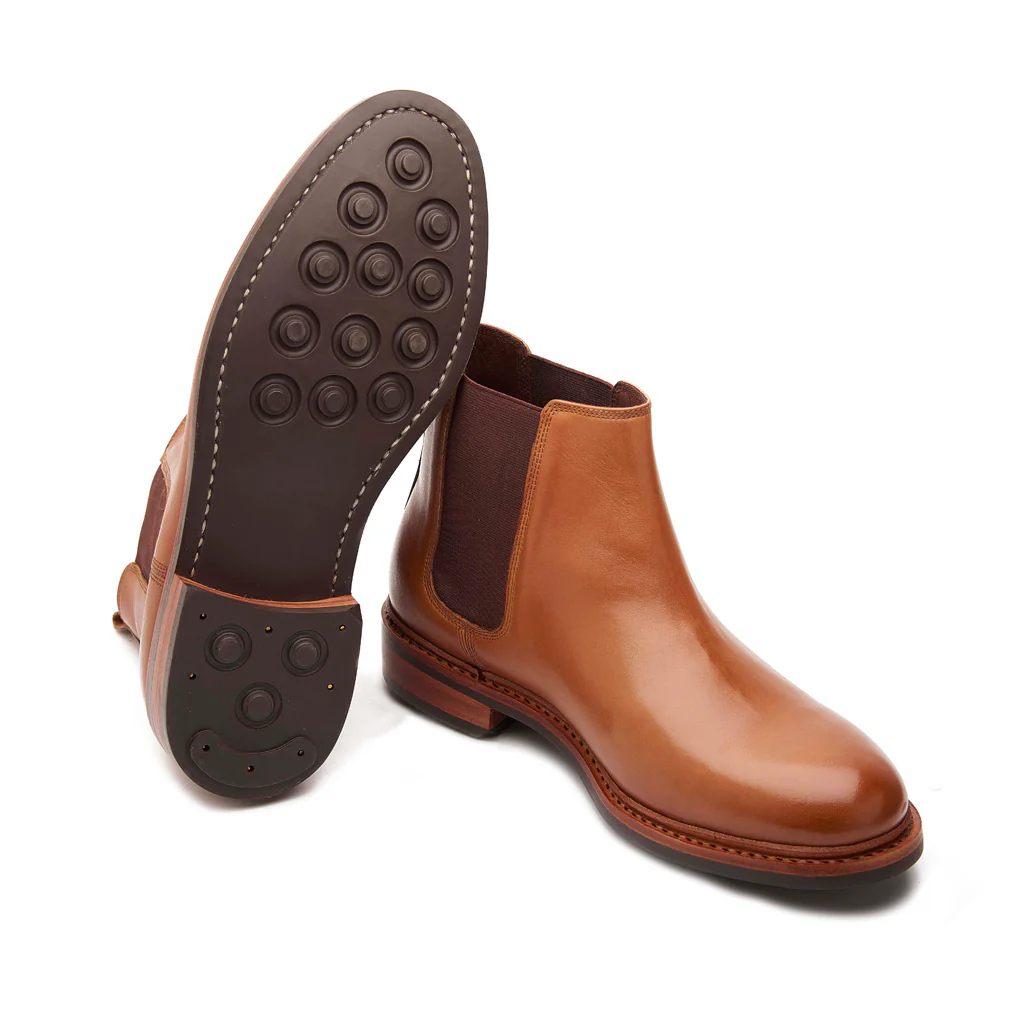 Harley, Chelsea Boot - Natural Tan | Hand Welted Stout Boots - Image 4