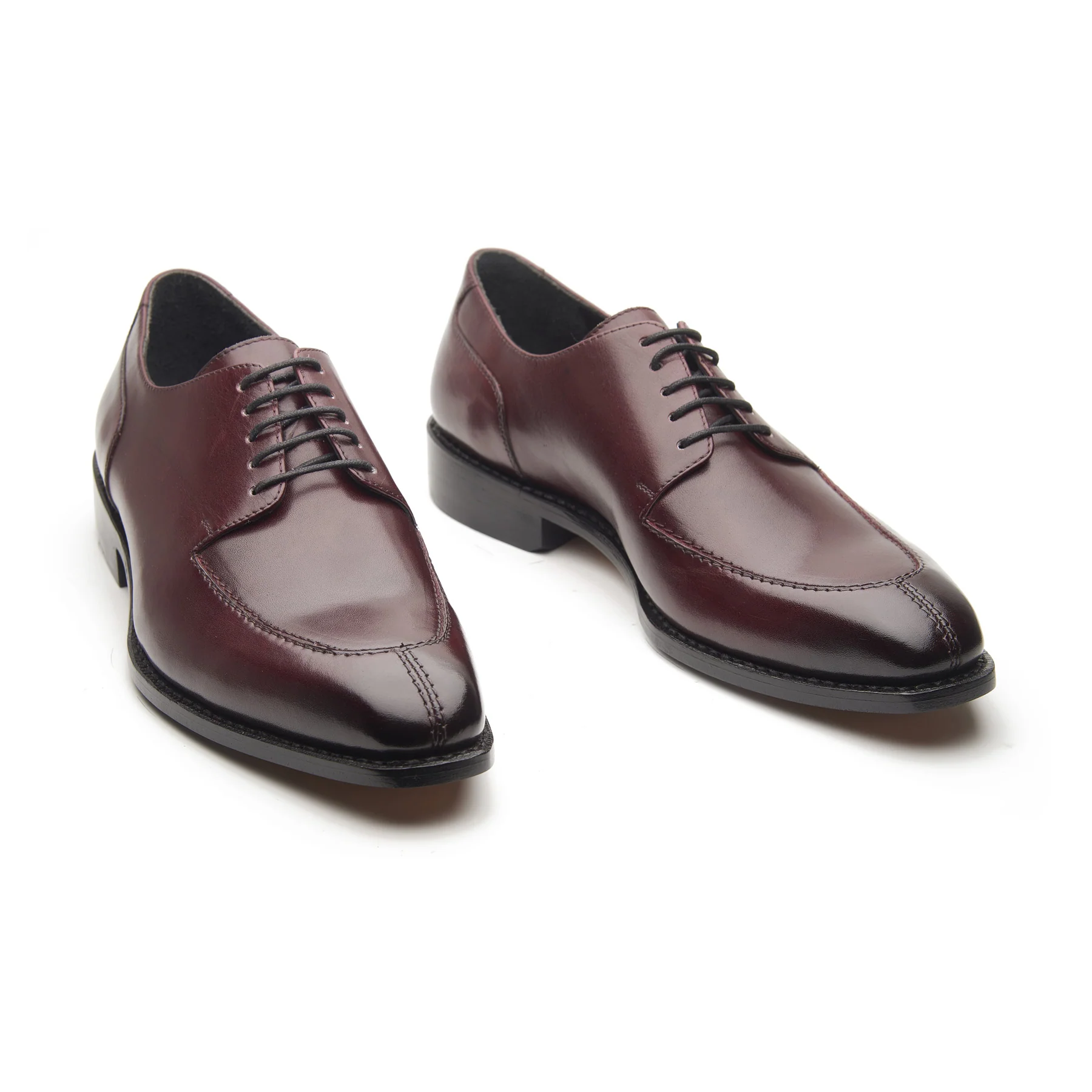 Ingrid, Split Toe Blucher Derby - Bordeaux | Hand Welted Classics Collection - Image 3