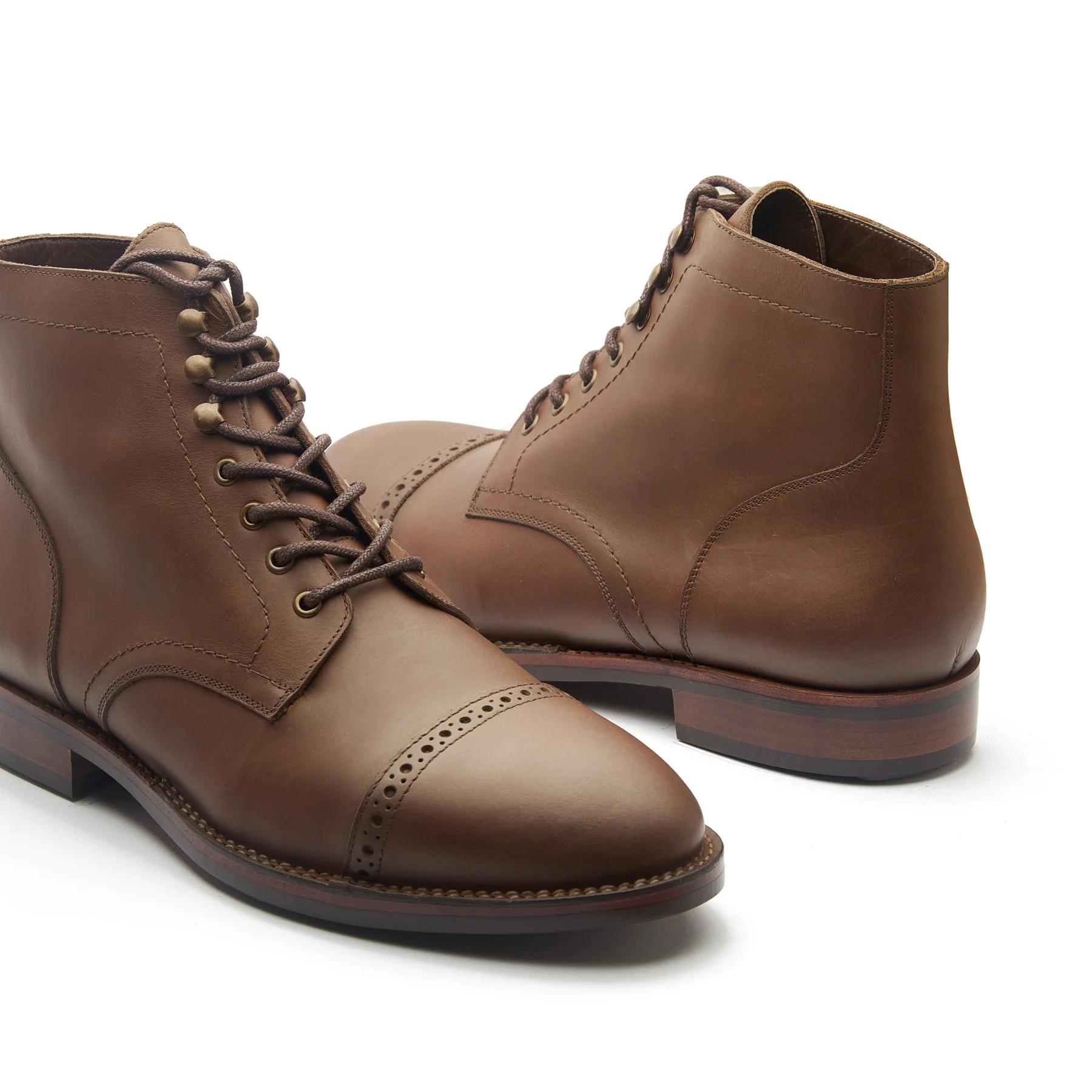 Luchador, Service Boot - Brown Pullup | Stitchdown Construction | Stout Boots - Image 3