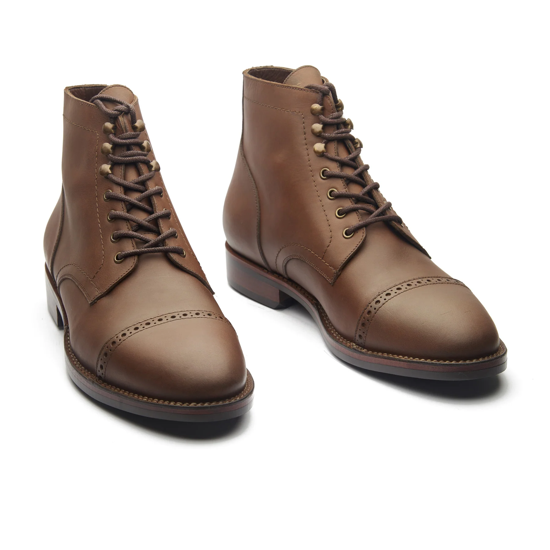 Luchador, Service Boot - Brown Pullup | Stitchdown Construction | Stout Boots - Image 4