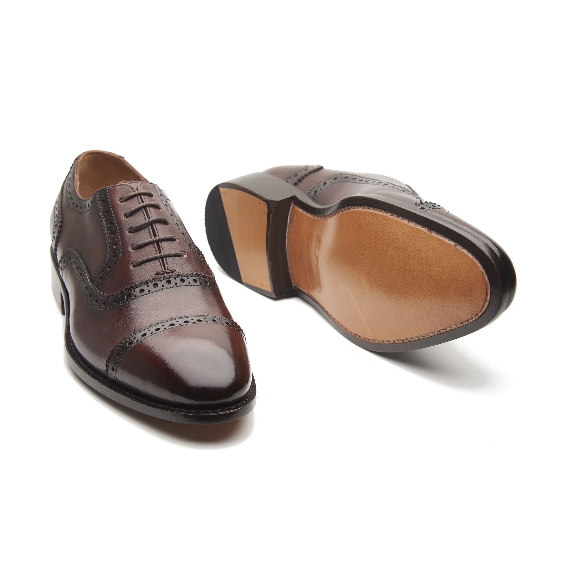 Marcus, Quarter Brogue - Brown | Hand Welted | Patina Collection - Image 4
