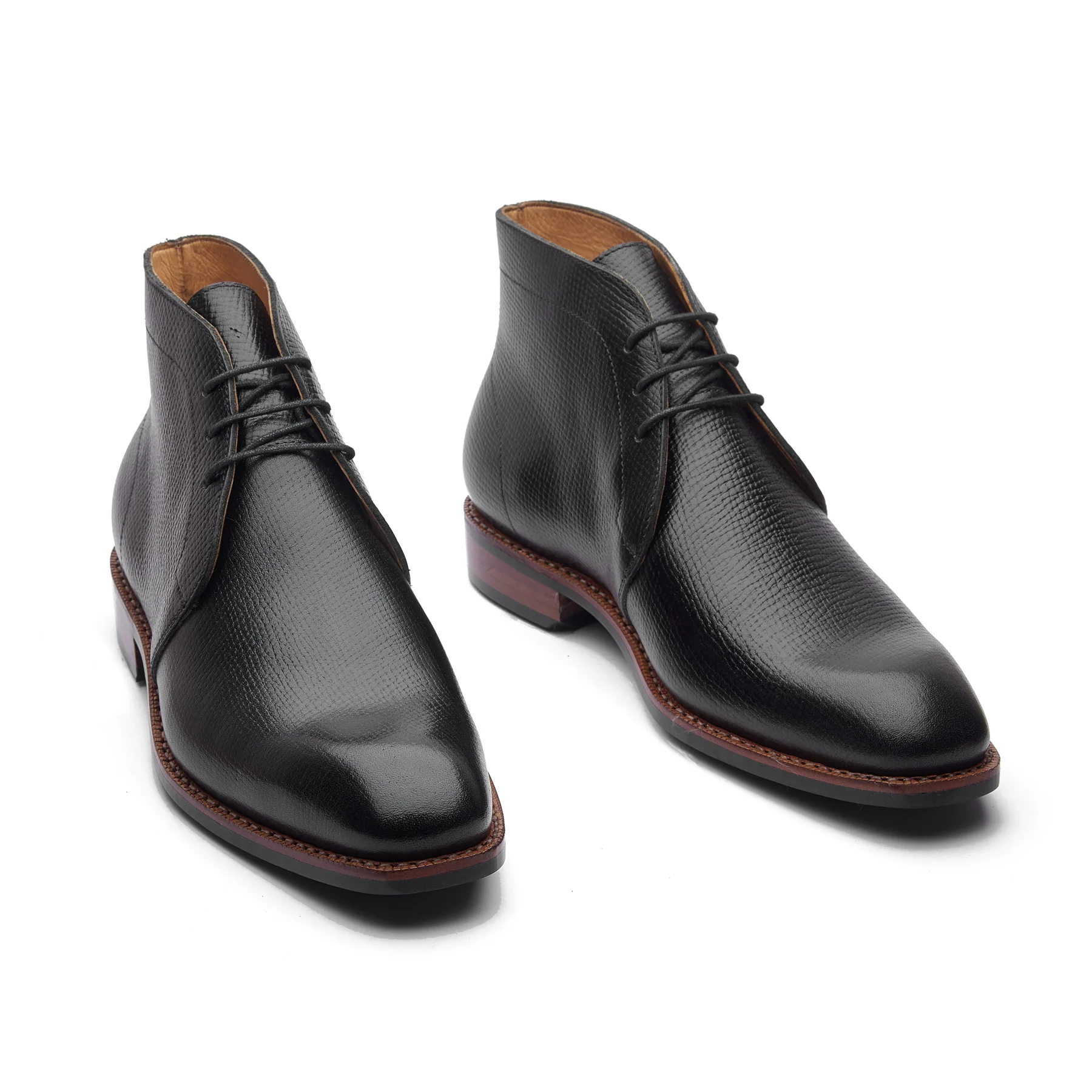 McClure, Chukka Boot - Black Hatch-grain | New Age - Image 3