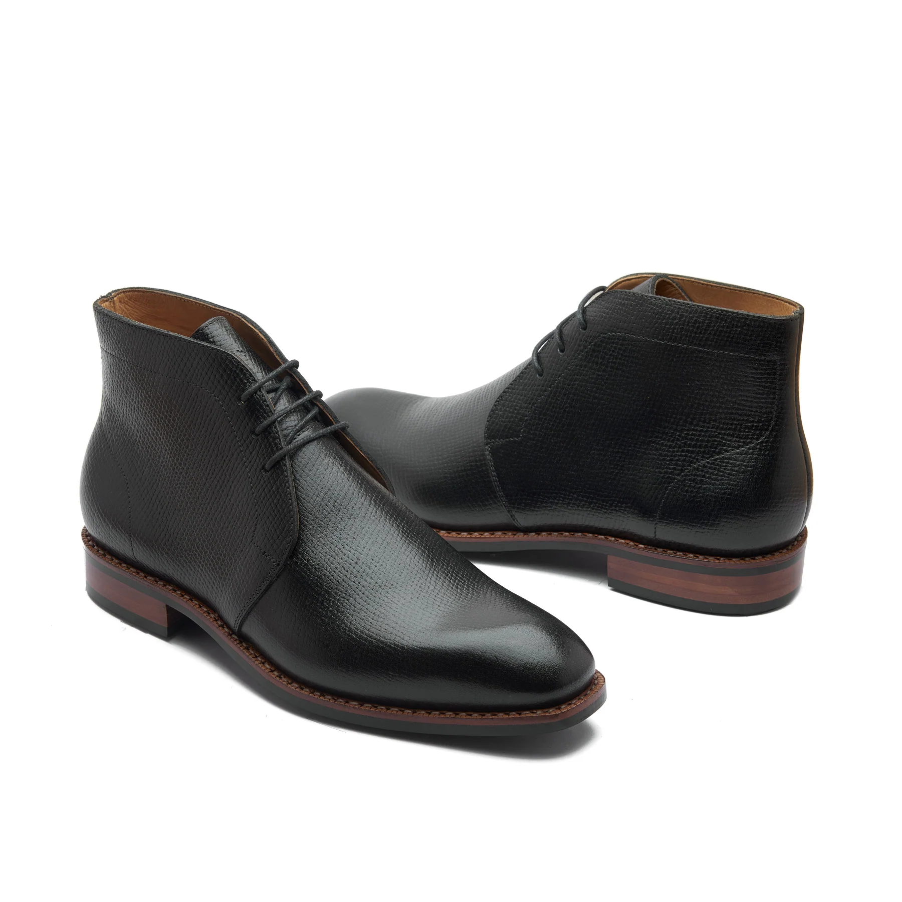 McClure, Chukka Boot - Black Hatch-grain | New Age - Image 4