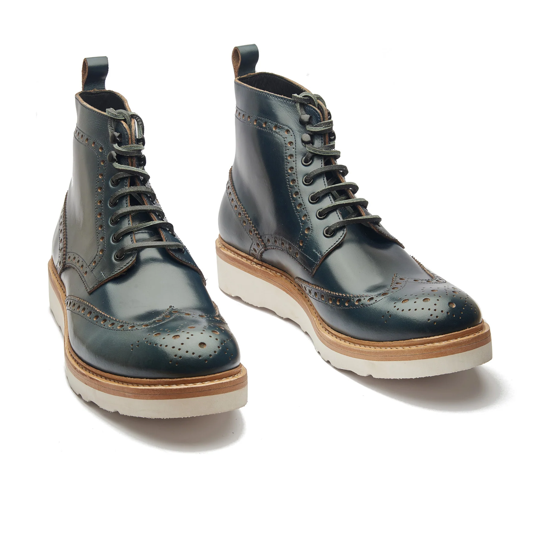 Montero, Wingtip Derby Boot - Navy Chromexcel | New Age - Image 5