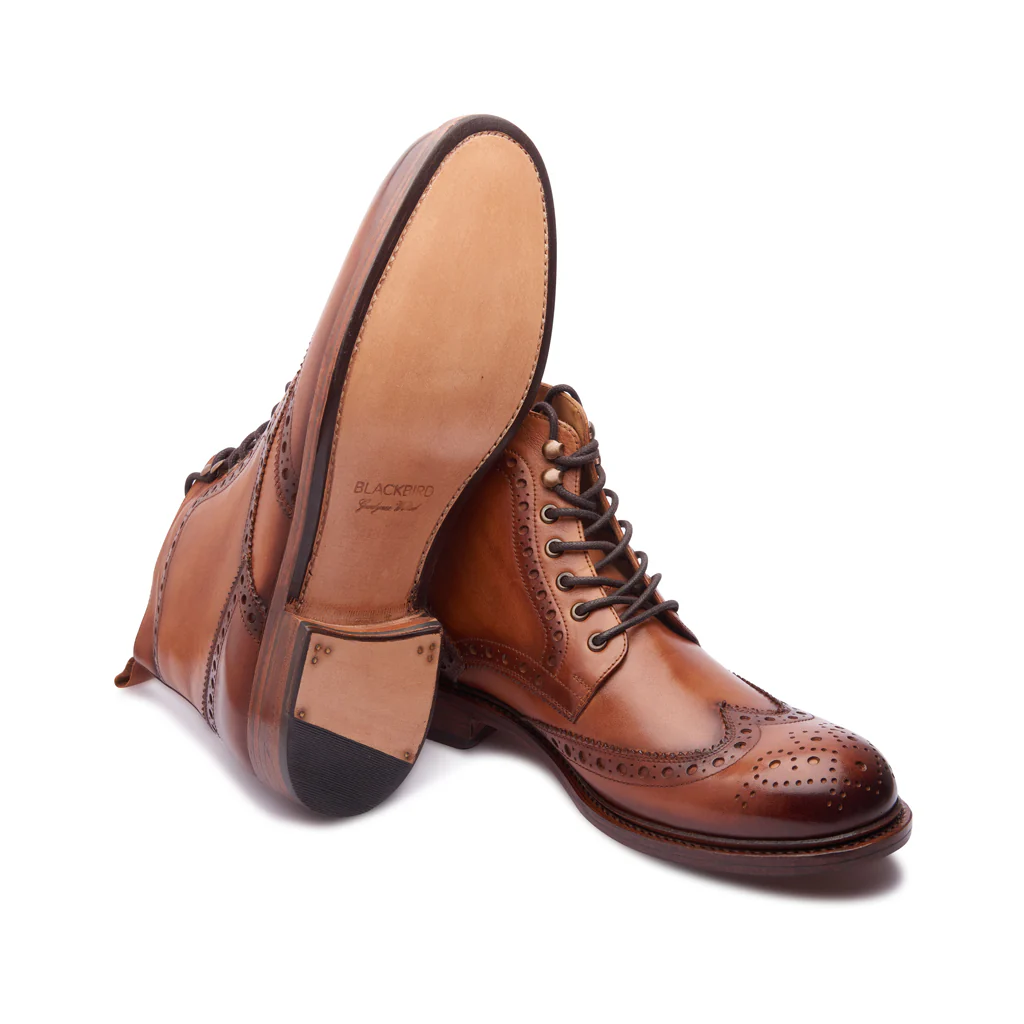 Montero, Wingtip Derby Boot - Cognac | Storm Welt | Classics Collection - Image 5