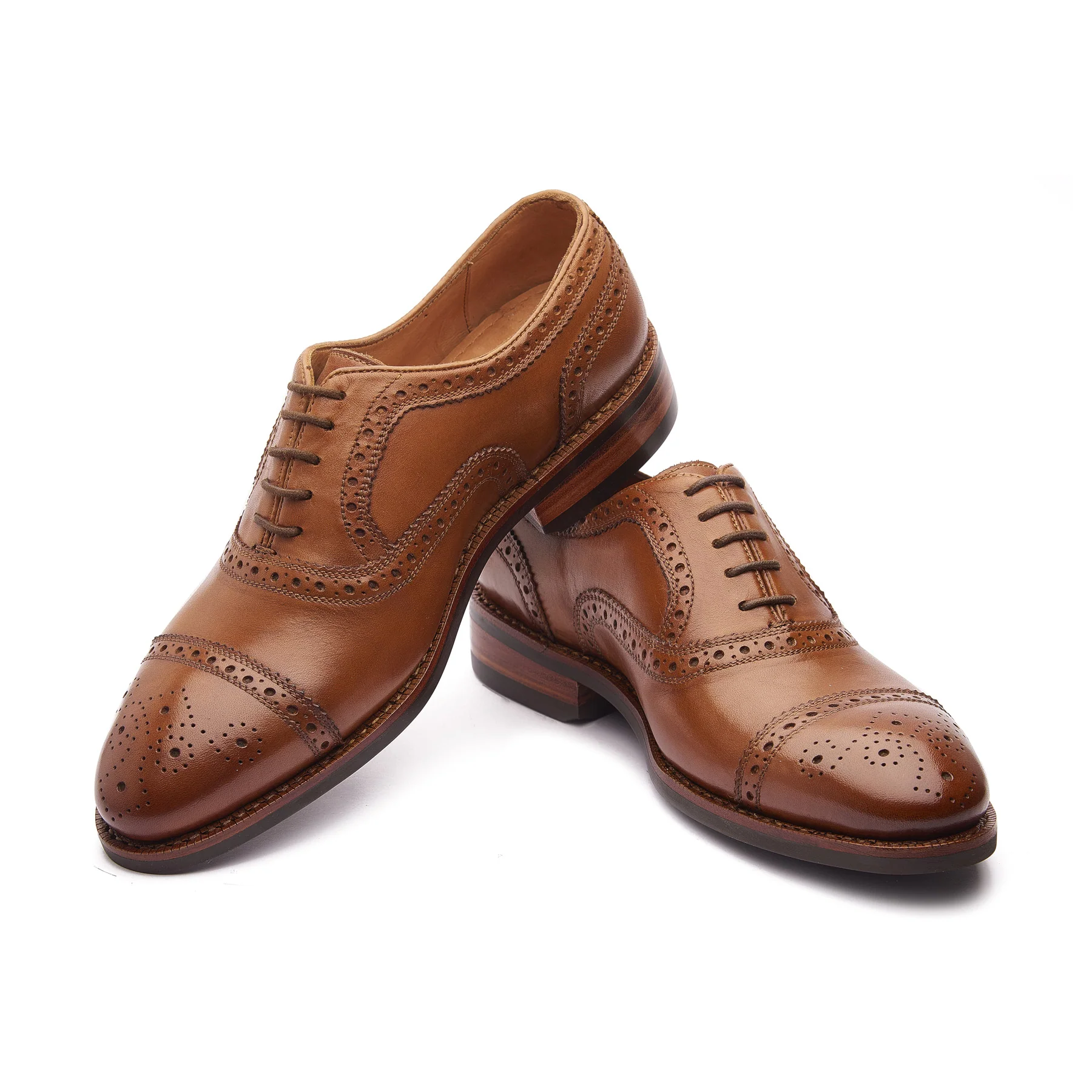 Nord, Quarter Brogue - Cognac | Hand Welted | Classics Collection - Image 4