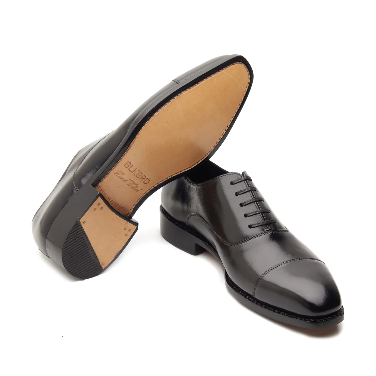 Oscar, Cap-toe Oxford - Black | Hand Welted | Classics Collection - Image 5