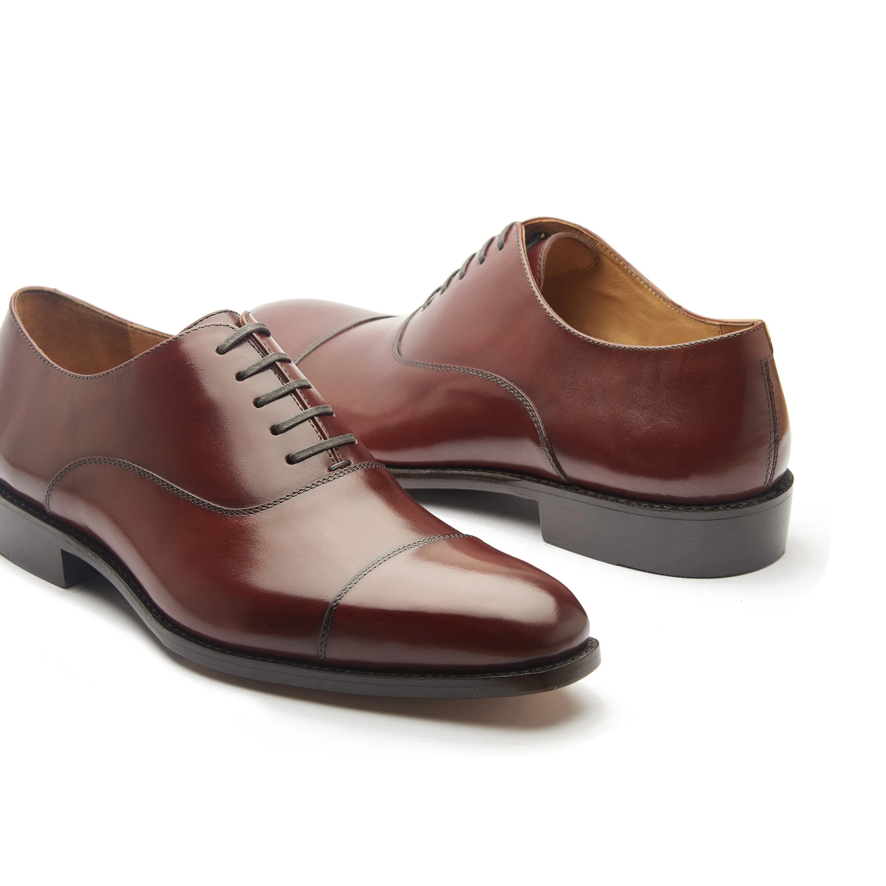Oscar, Cap-toe Oxford - London Tan Aniline Calf | Classics - Image 3