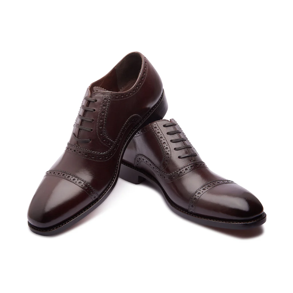 Piero, Cap-toe Oxford - Brown | Goodyear Welted | Classics Collection - Image 4