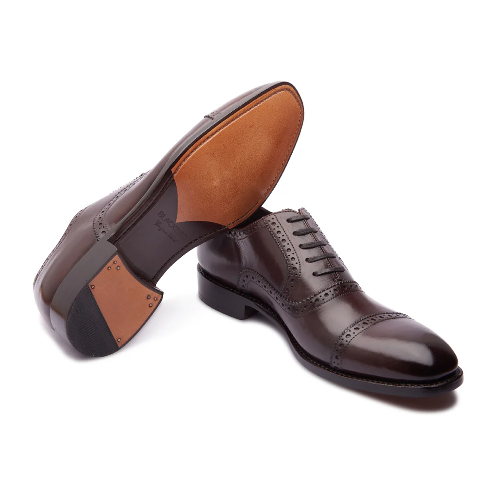 Piero, Cap-toe Oxford - Brown | Goodyear Welted | Classics Collection - Image 5
