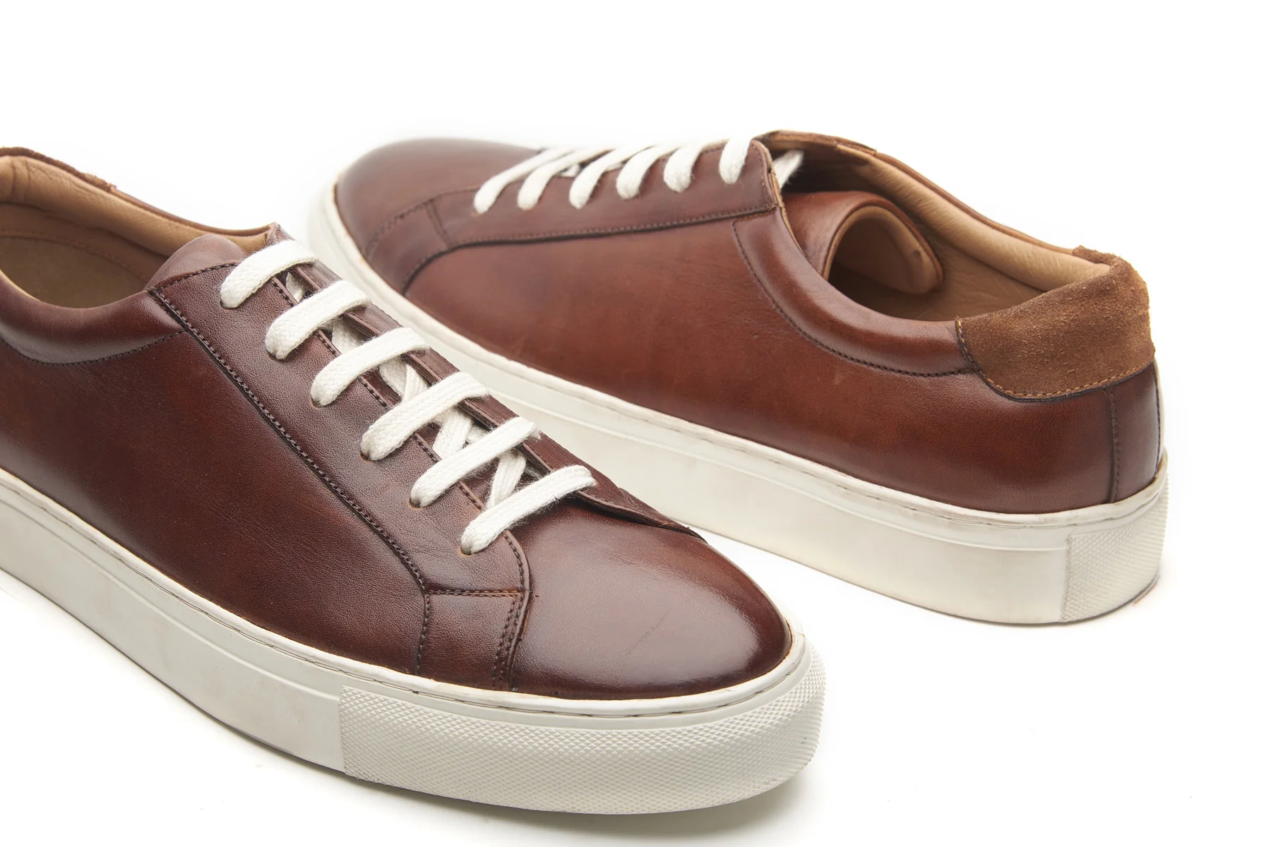 Prydz, Lace-up Sneaker - Cognac | Smart Casuals - Image 4