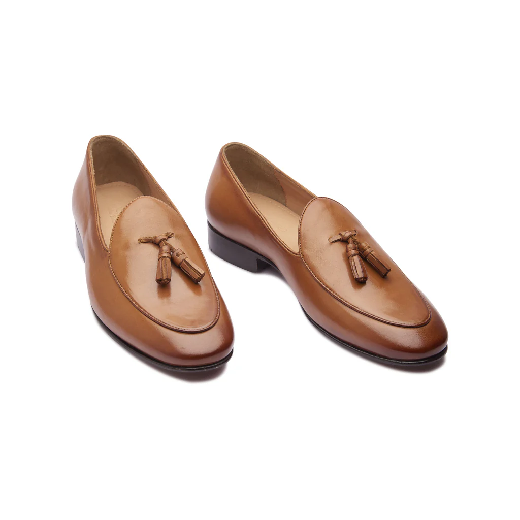 René, Tassel Loafer - Tan | Blake Stitched | Classics Collection - Image 3