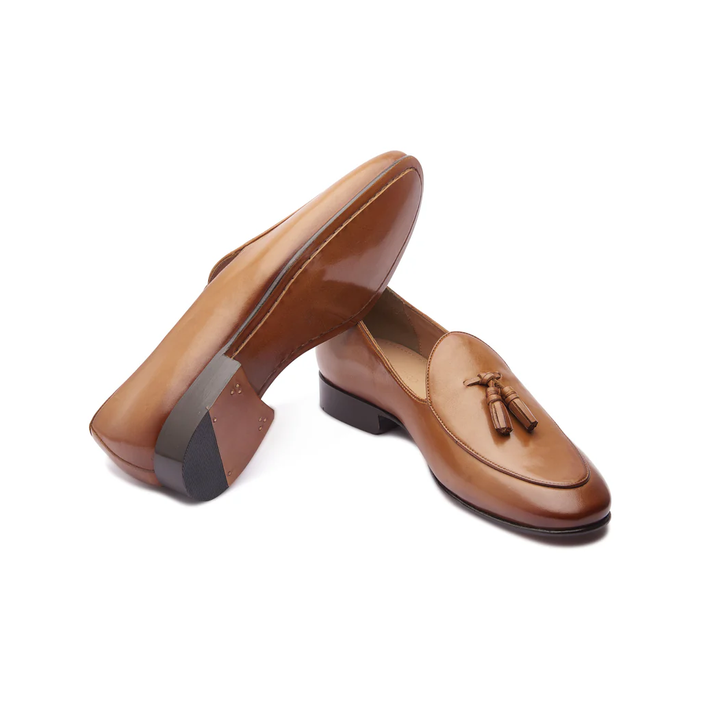 René, Tassel Loafer - Tan | Blake Stitched | Classics Collection - Image 5