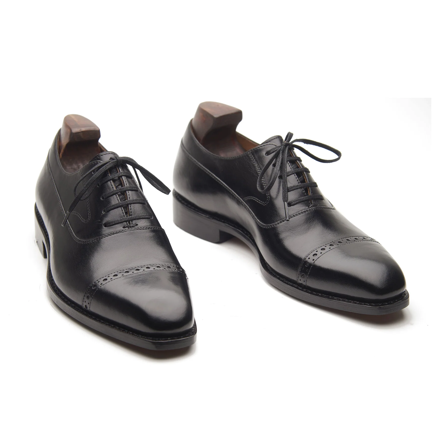 Richie, Quarter Brogue Balmoral - Black | Hand Welted | Classics Collection - Image 3