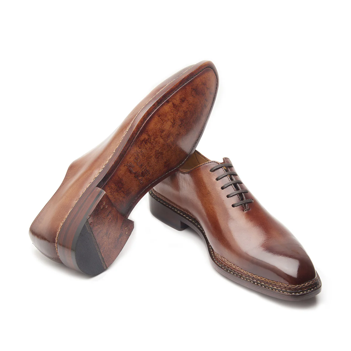 Romanoff-X, Whole-cut Oxford - Antique Tan | Novegese Stitch | Contemporary Classics - Image 4