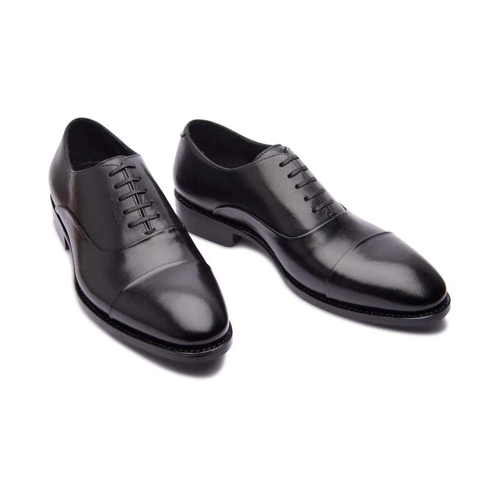 Romero, Cap-toe Oxford - Black | Hand Welted | Classics Collection - Image 3
