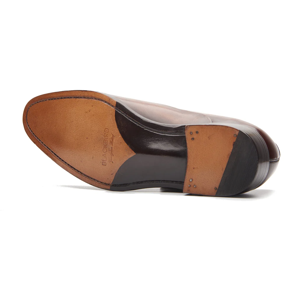 Romero, Cap-toe Oxford - Cocoa Beige | Hand Welted | Patina Collection - Image 6