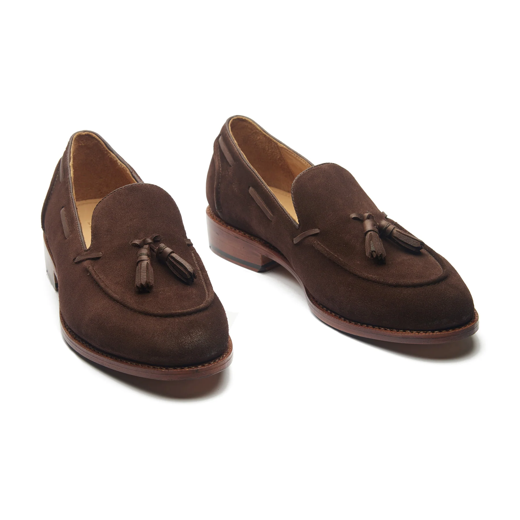 Royce, Tassel Loafer - Brown Reverse Calf Suede | Summer Classics - Image 4