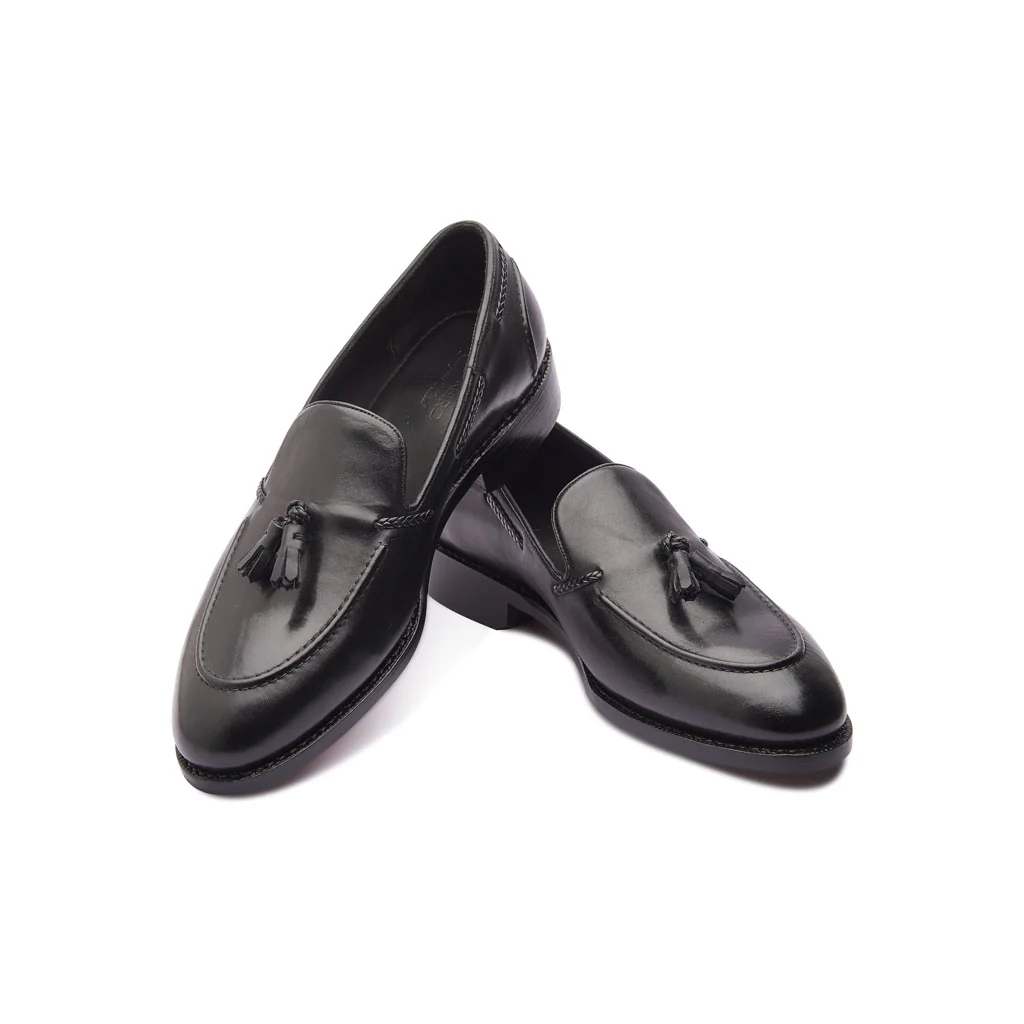Royce, Tassel Loafer - Noir | Hand Welted | Classics Collection - Image 4