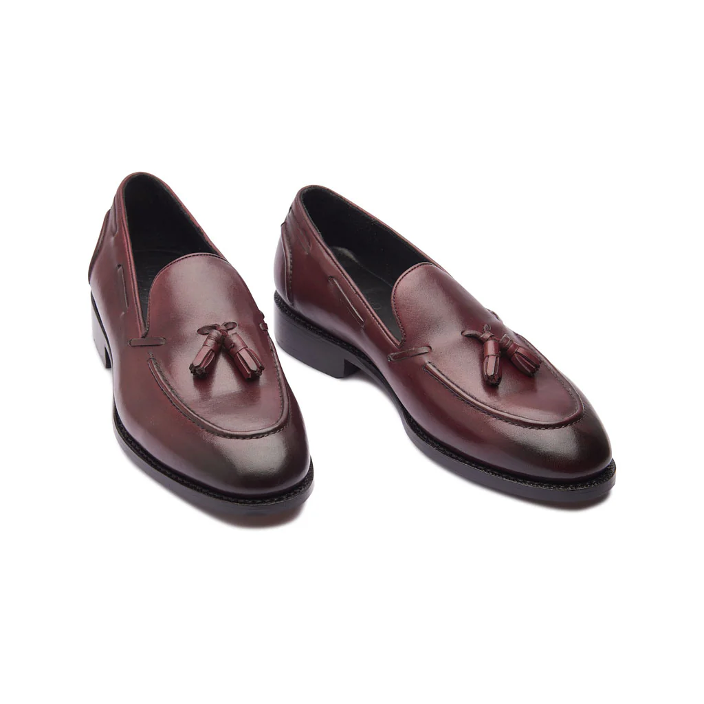 Royce, Tassel Loafer - Bordeaux | Hand Welted | Contemporary Classics - Image 3