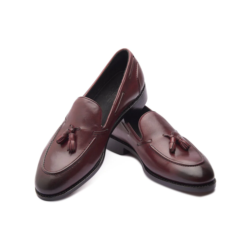 Royce, Tassel Loafer - Bordeaux | Hand Welted | Contemporary Classics - Image 4