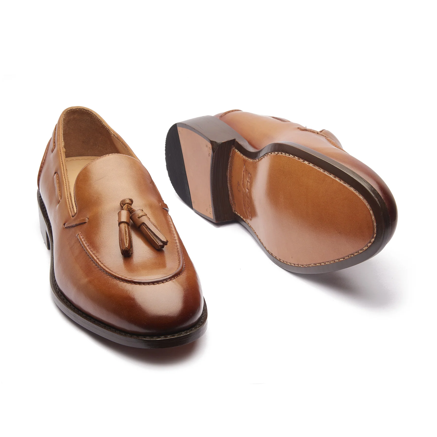 Royce, Tassel Loafer - Cognac | Hand Welted | Classics Collection - Image 5