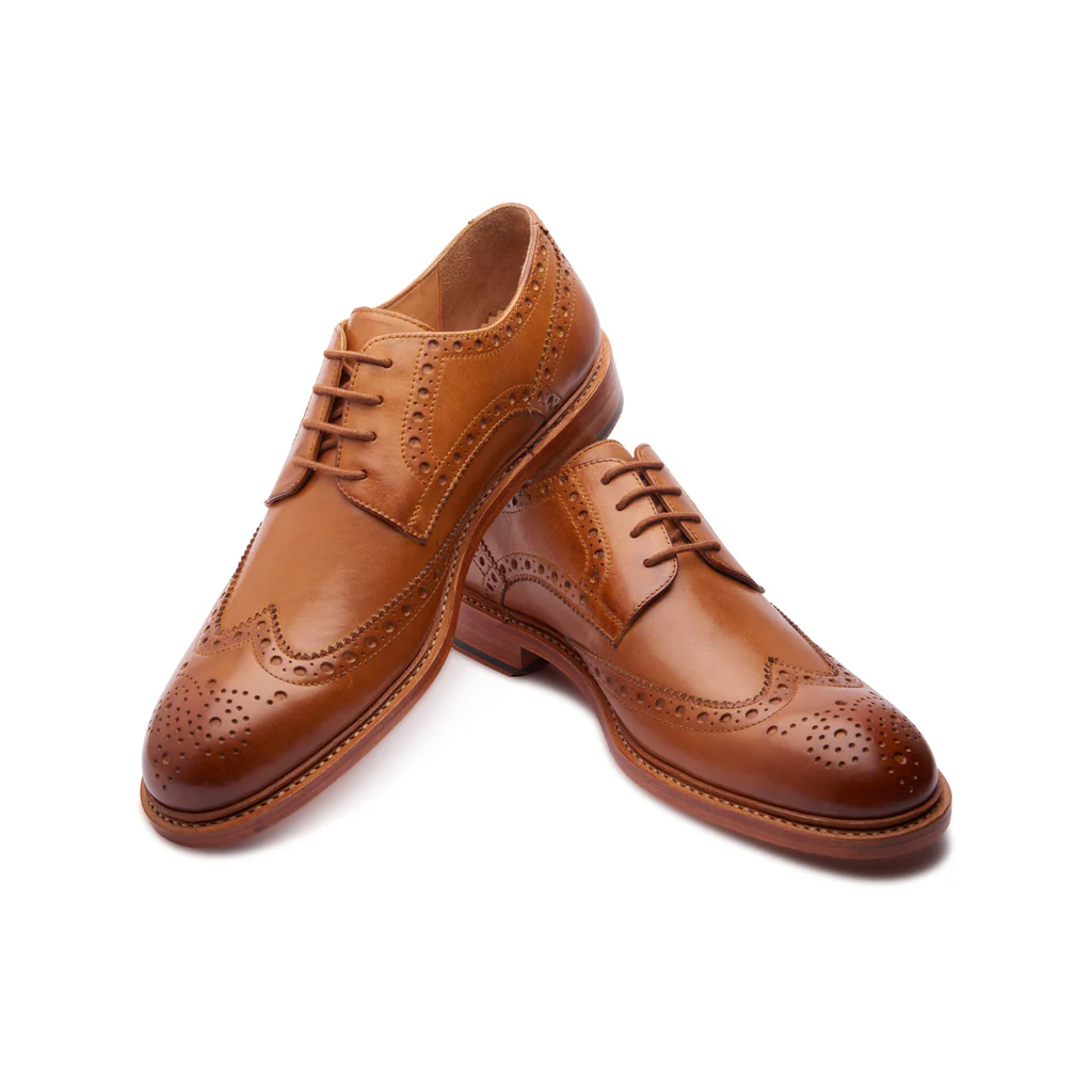 Rudolph, Wingtip Derby - Natural Tan | Goodyear Welted | Classics Collection - Image 4