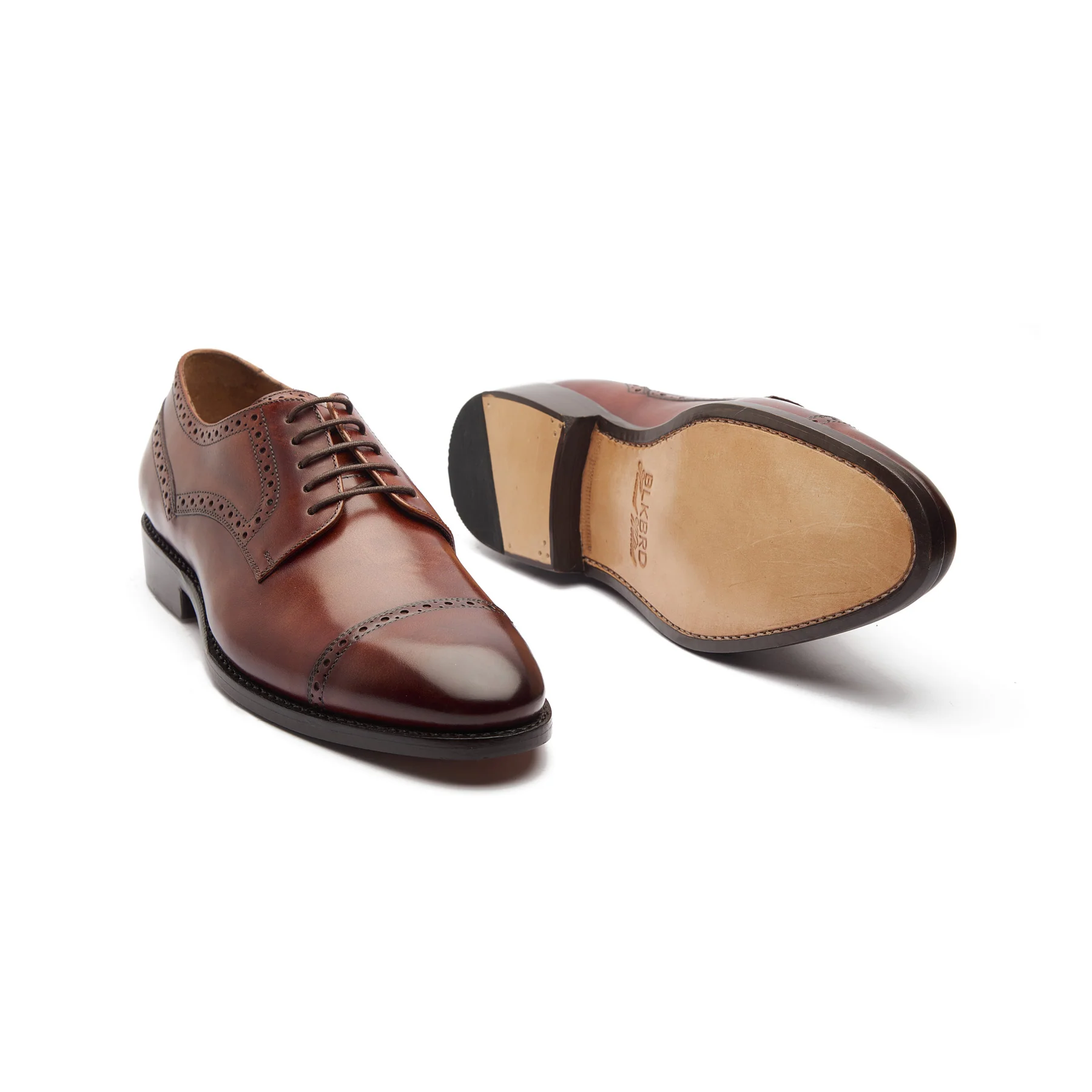 Stefano, Captoe Derby - London Tan | Hand Welted | Classics Collection - Image 5
