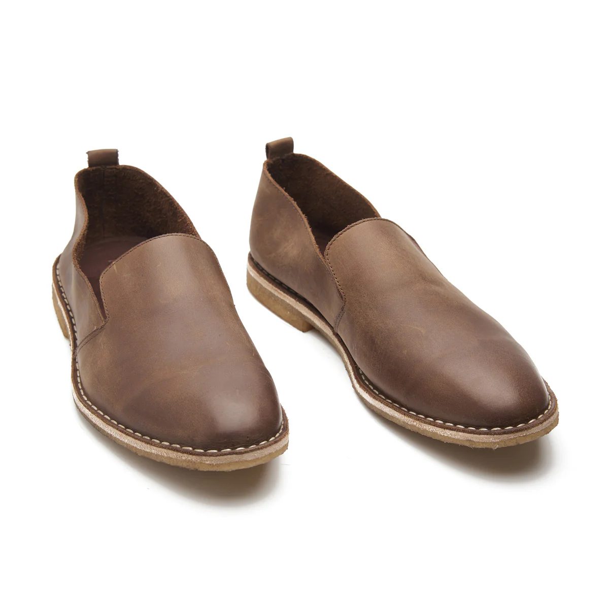 Travers, All in One Slipon - Pullup Brown | Stitch Down | Summer Classics - Image 3