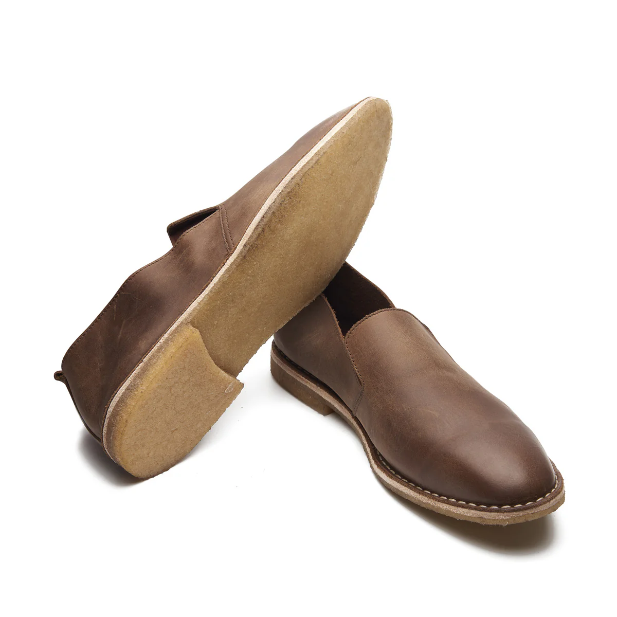 Travers, All in One Slipon - Pullup Brown | Stitch Down | Summer Classics - Image 4