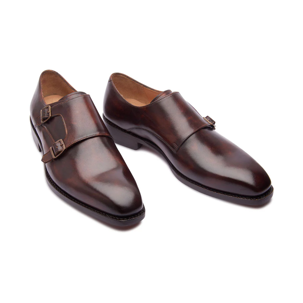 Velar, Double Monk Strap - Chestnut | Hand Welted | Classics Collection - Image 3