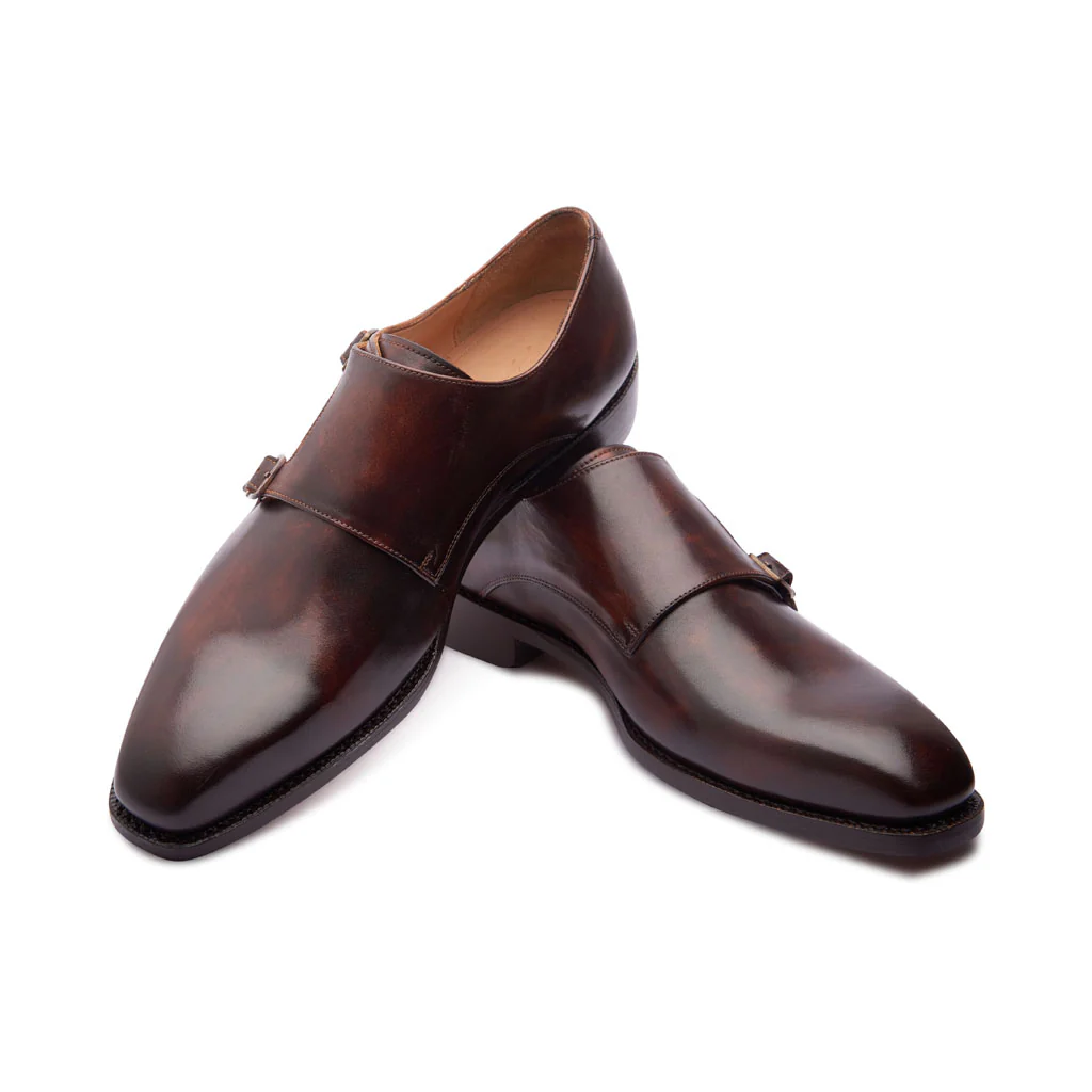 Velar, Double Monk Strap - Chestnut | Hand Welted | Classics Collection - Image 4