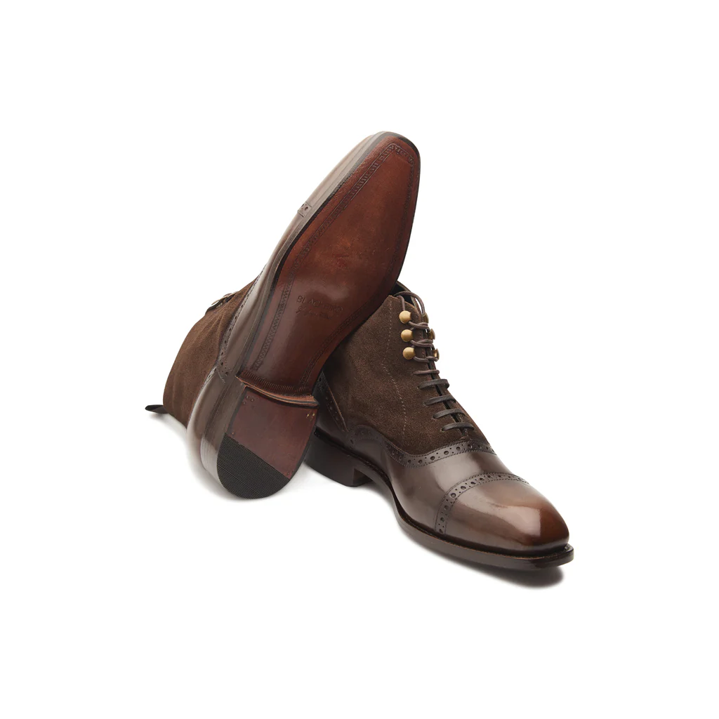 Vittorio, Captoe Oxford Boot - Brown | Hand Welted | Classics Collection - Image 5