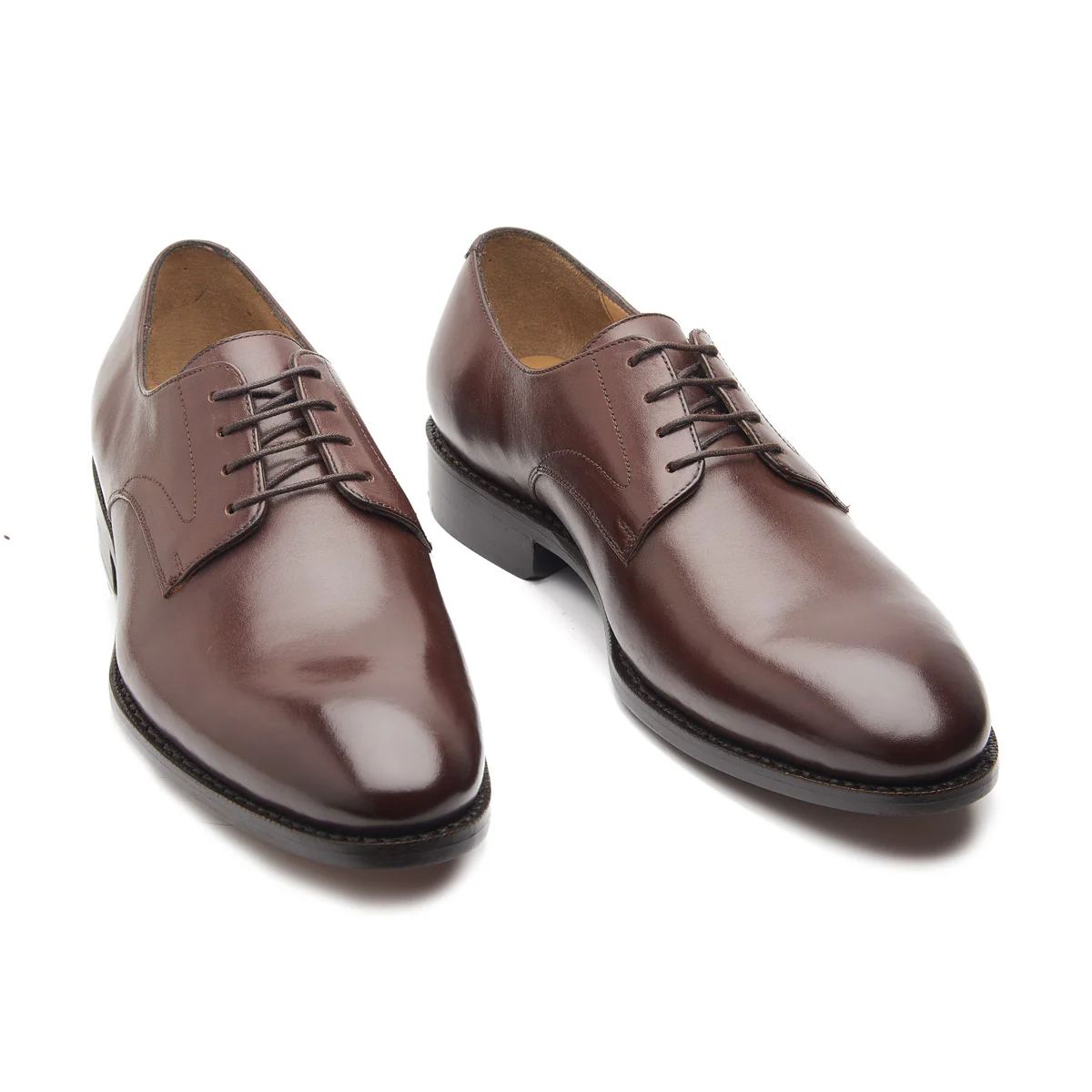 Xavier, Plain Vamp Derby - Brown | Hand Welted | Classics Collection - Image 3