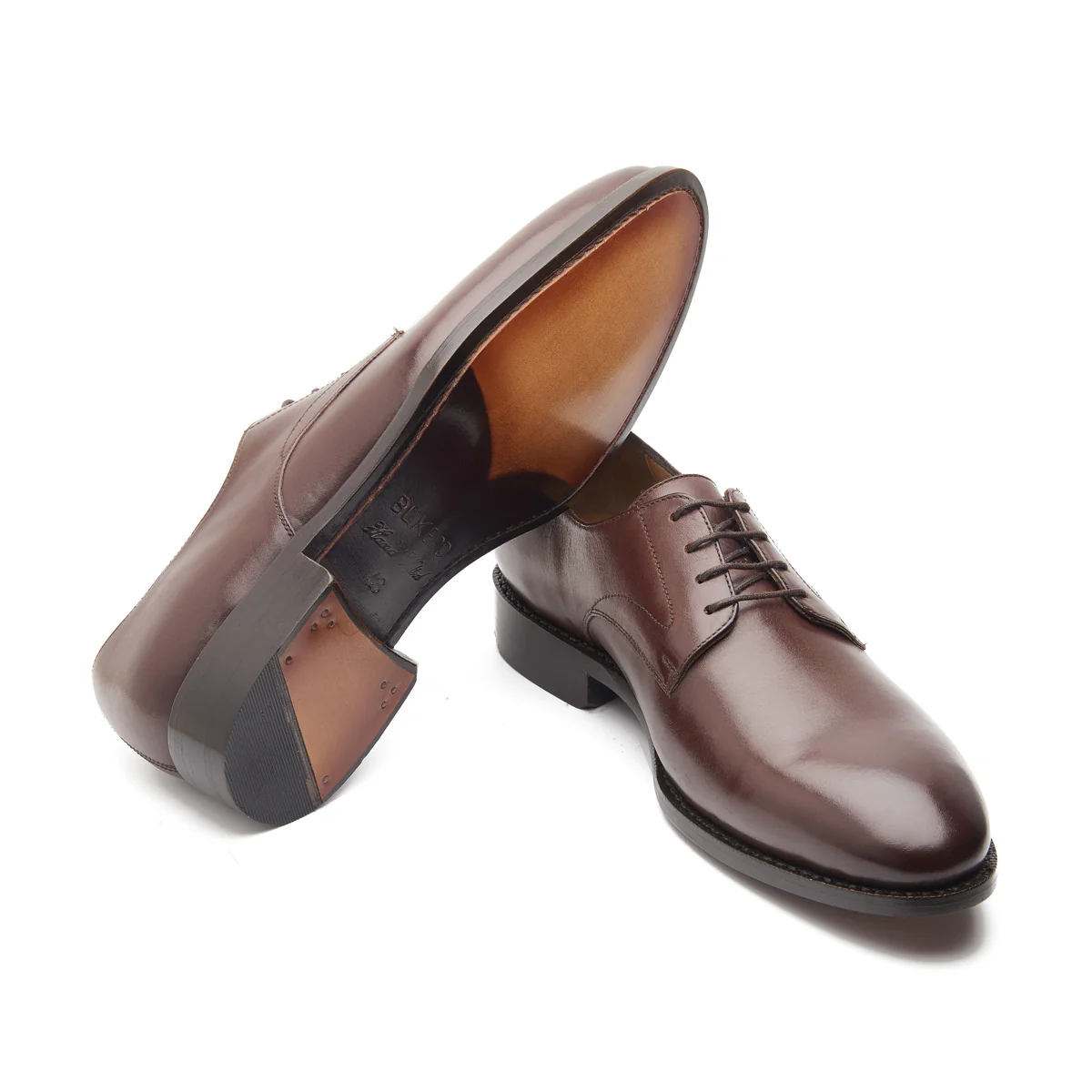 Xavier, Plain Vamp Derby - Brown | Hand Welted | Classics Collection - Image 4