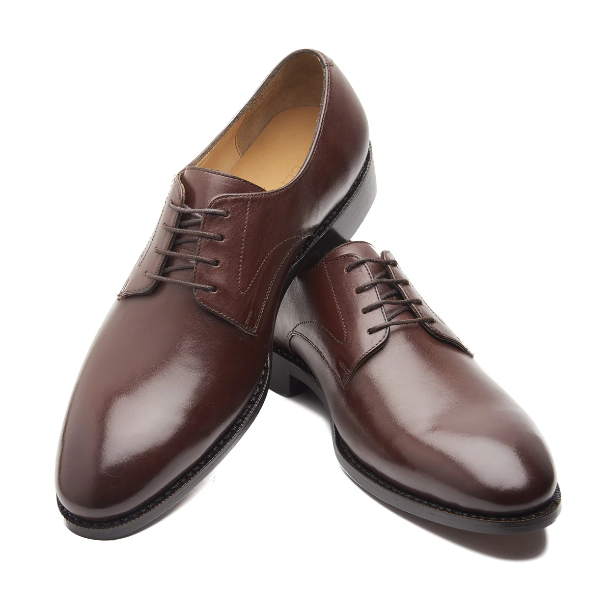Xavier, Plain Vamp Derby - Brown | Hand Welted | Classics Collection - Image 5